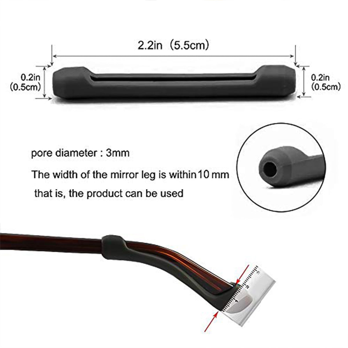 Anti-Slip Eyeglass Ear Grips â Comfortable Silicone Hooks | Velvet Wellness