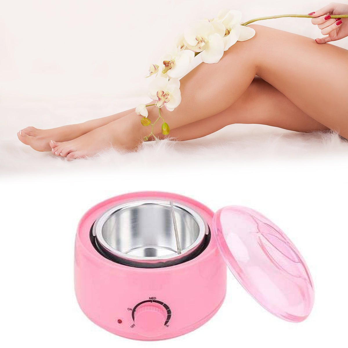Automatic Wax Heater â Auto Cut-Off & Oil Warmer | AuriGlam