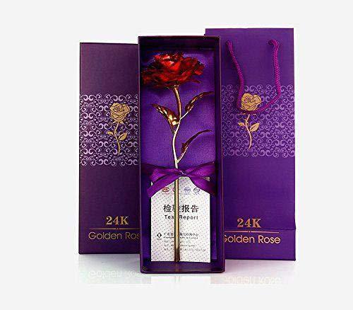 24K Artificial Golden Rose â Elegant Lasting Gift with Box