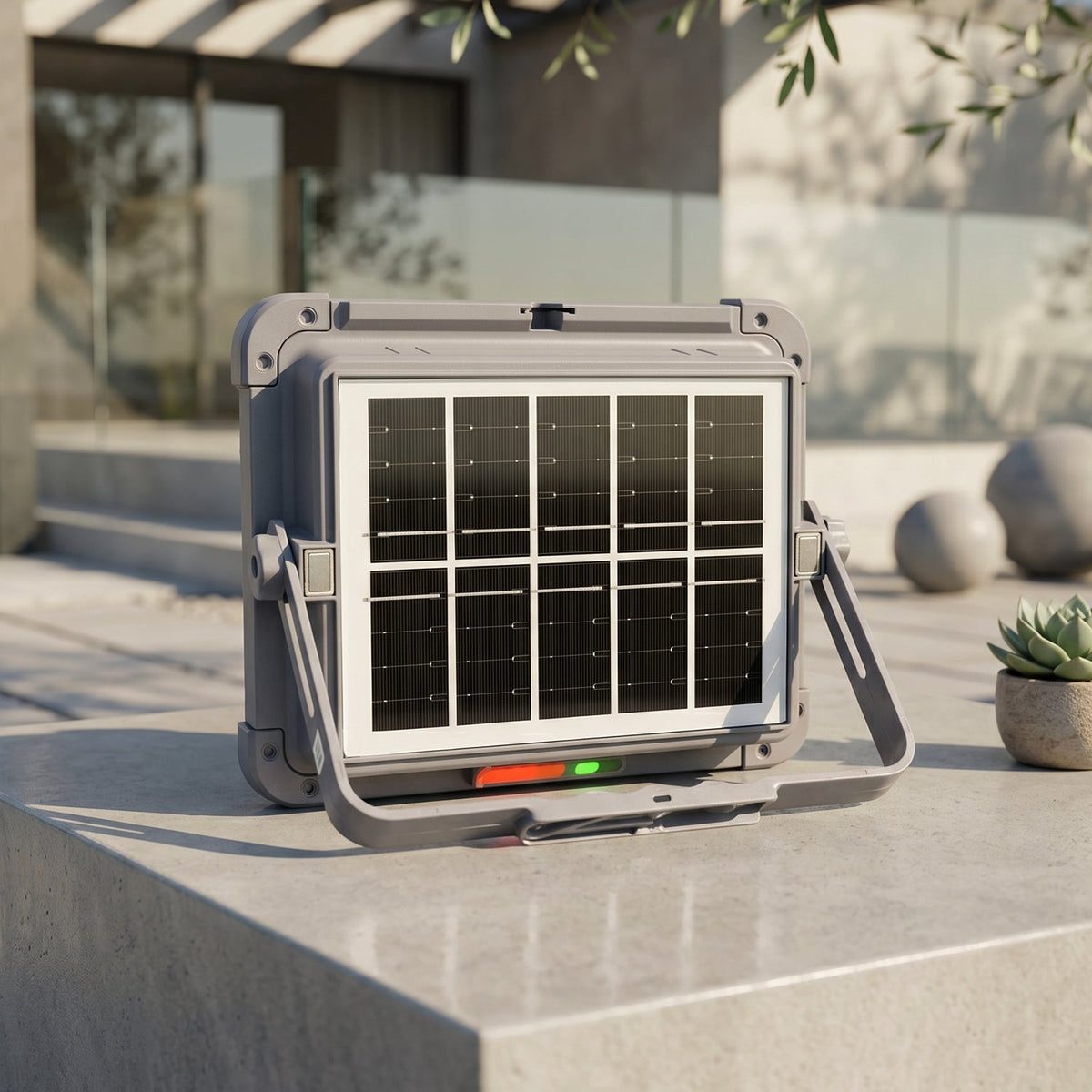 Solar USB Rechargeable LED Flood Light â Waterproof & Portable