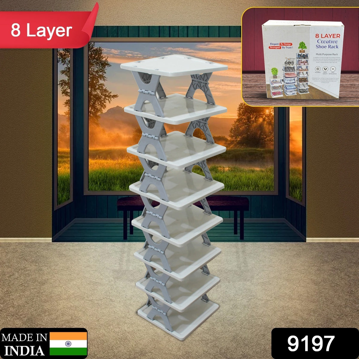 Shoe Rack Stand â Multi-Function Drying & Storage | FreshAura