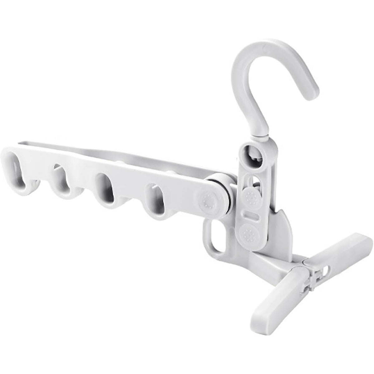 Foldable Clothes Hanger â 5-Hole Space-Saving Travel Rack | BathNova