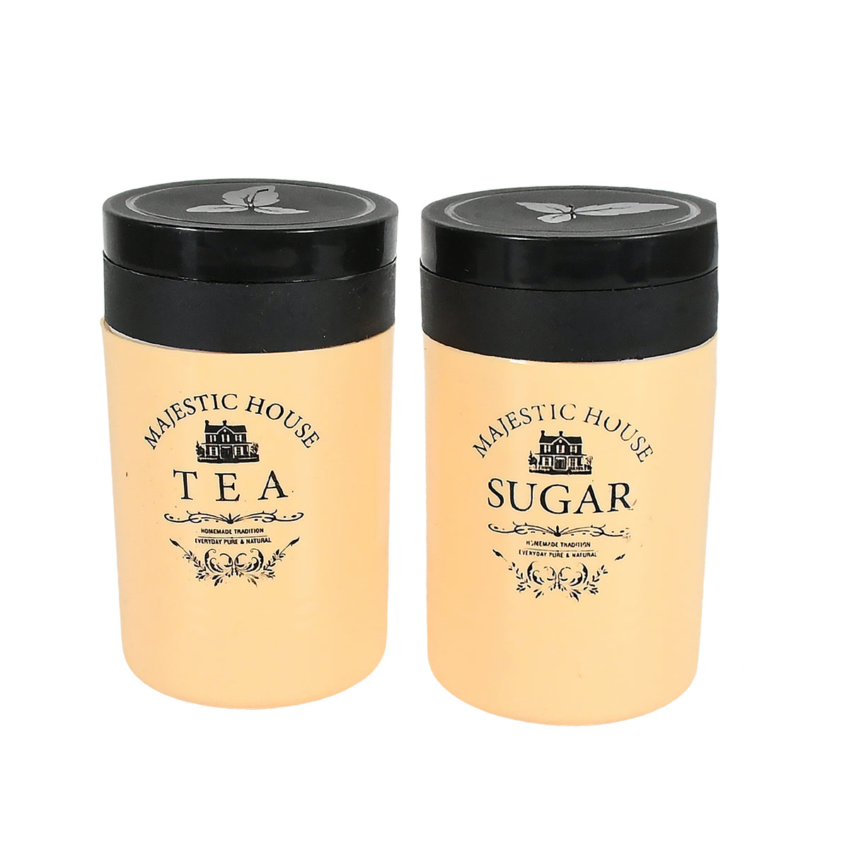 Airtight Tea Coffee Sugar Container 800ML Plastic Jar | Tidy Table
