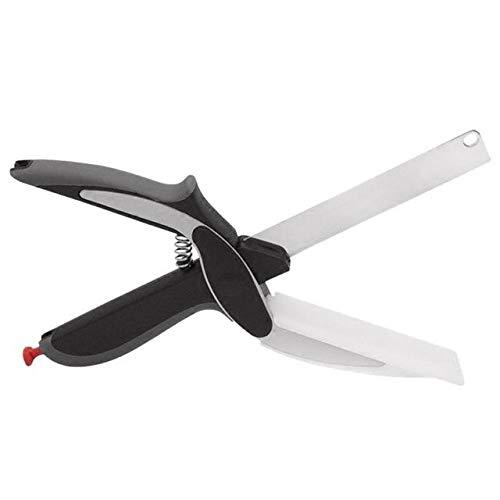 2 in 1 Clever Cutter with Stainless Steel Blade and Cutting Board