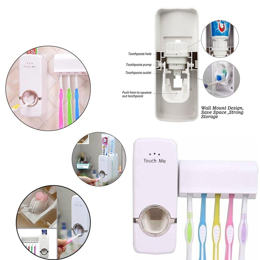 Automatic Toothpaste Dispenser â Hygienic Wall Mount | BrushedUp