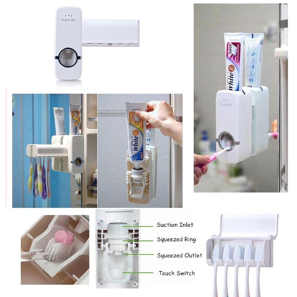 Automatic Toothpaste Dispenser â Hygienic Wall Mount | BrushedUp