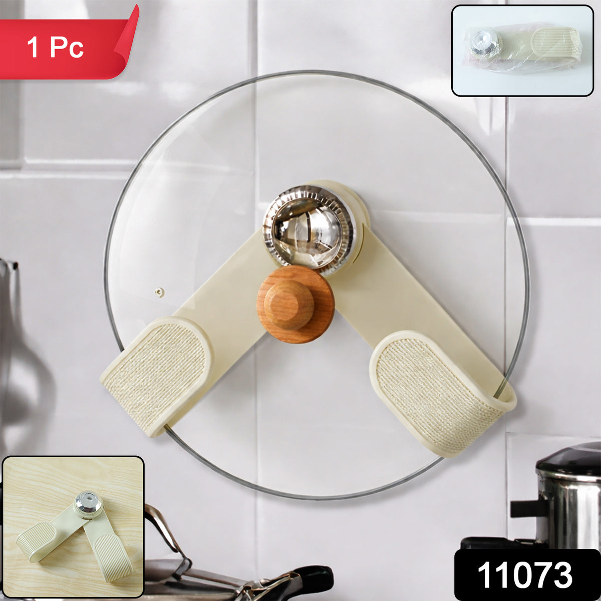 Adjustable Kitchen Pot Lid Holder â Space-Saving & Heat Resistant