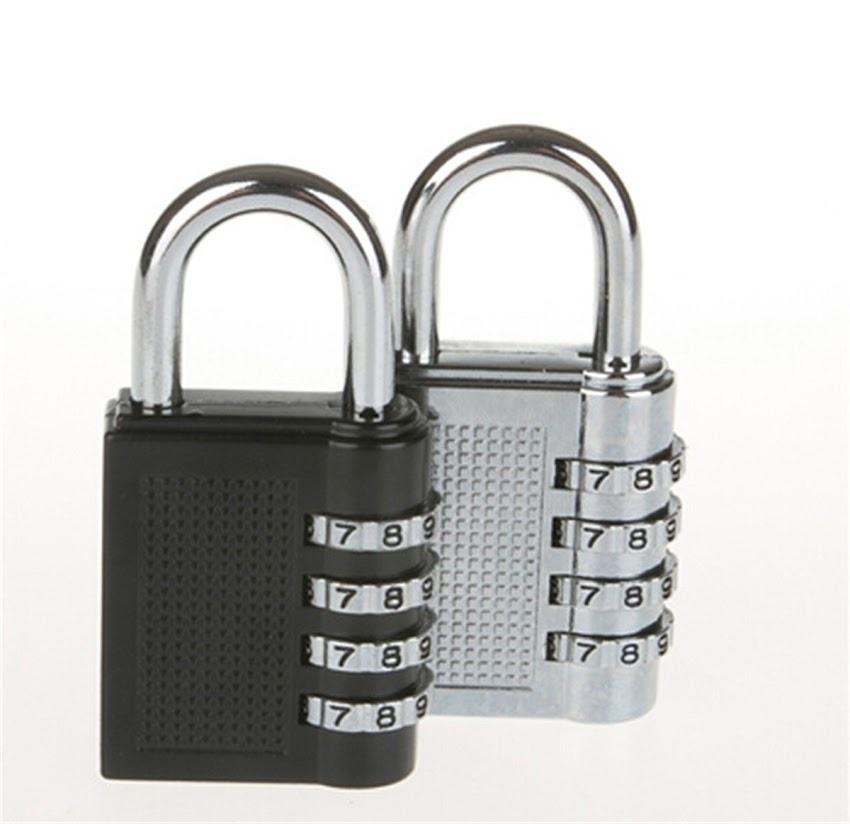 4-Digit Combination Padlock â Secure Portable Lock | Indo Glow