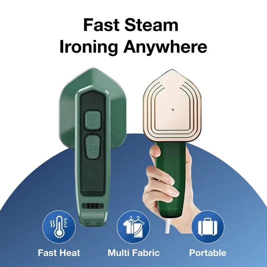 Portable Steam Iron  2-in-1 Travel Garment Steamer | Happy Bathers