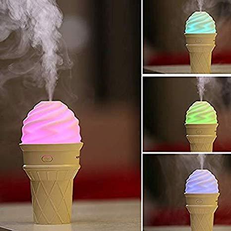 Ice Cream LED Humidifier â Portable Air Moisturizer & Fragrance Diffuser