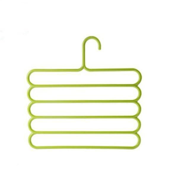 Space Saving Hanger â 5-Layer Multipurpose Plastic | GlimmerHome