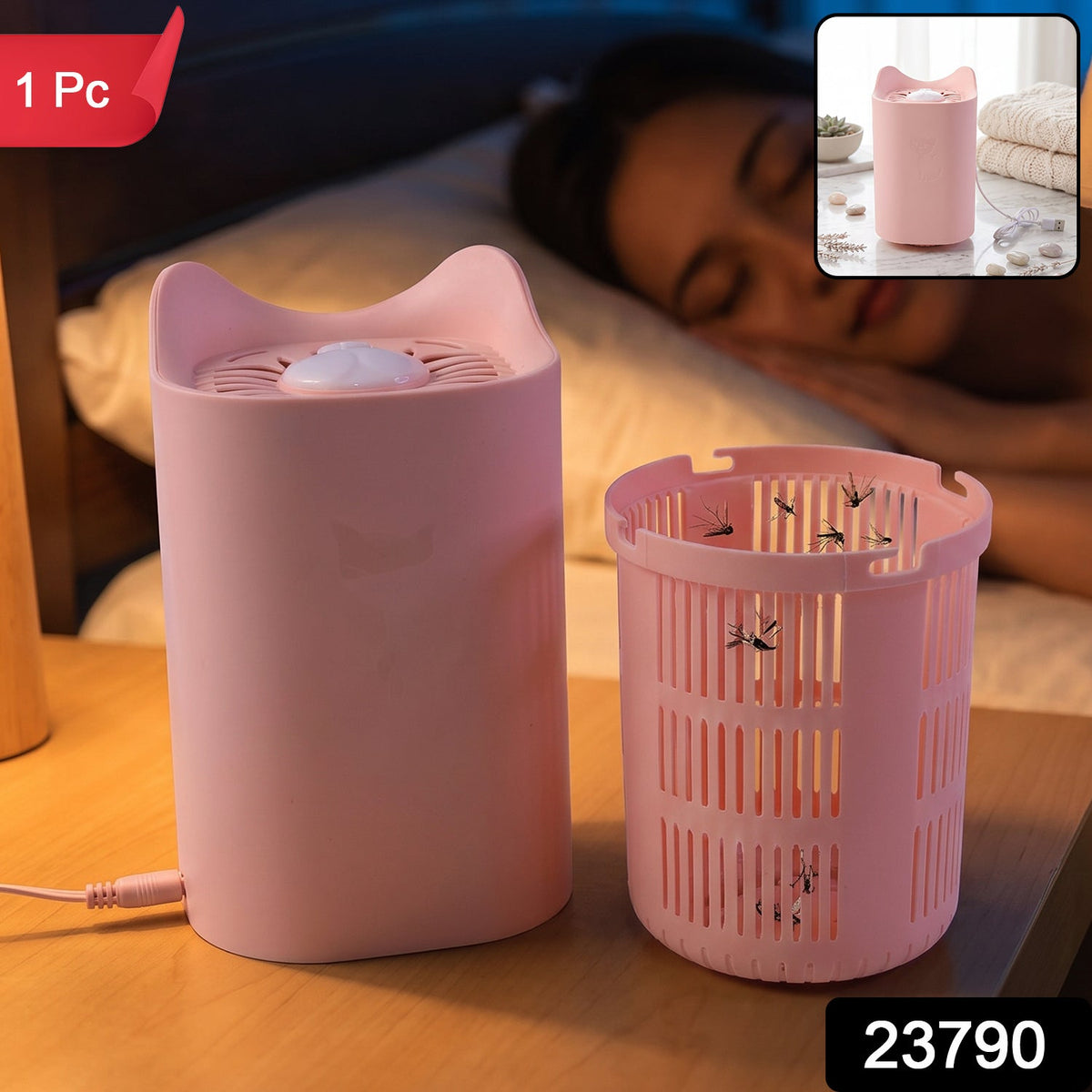 USB Cat Shape Electric Mosquito Killer Lamp for Bedroom