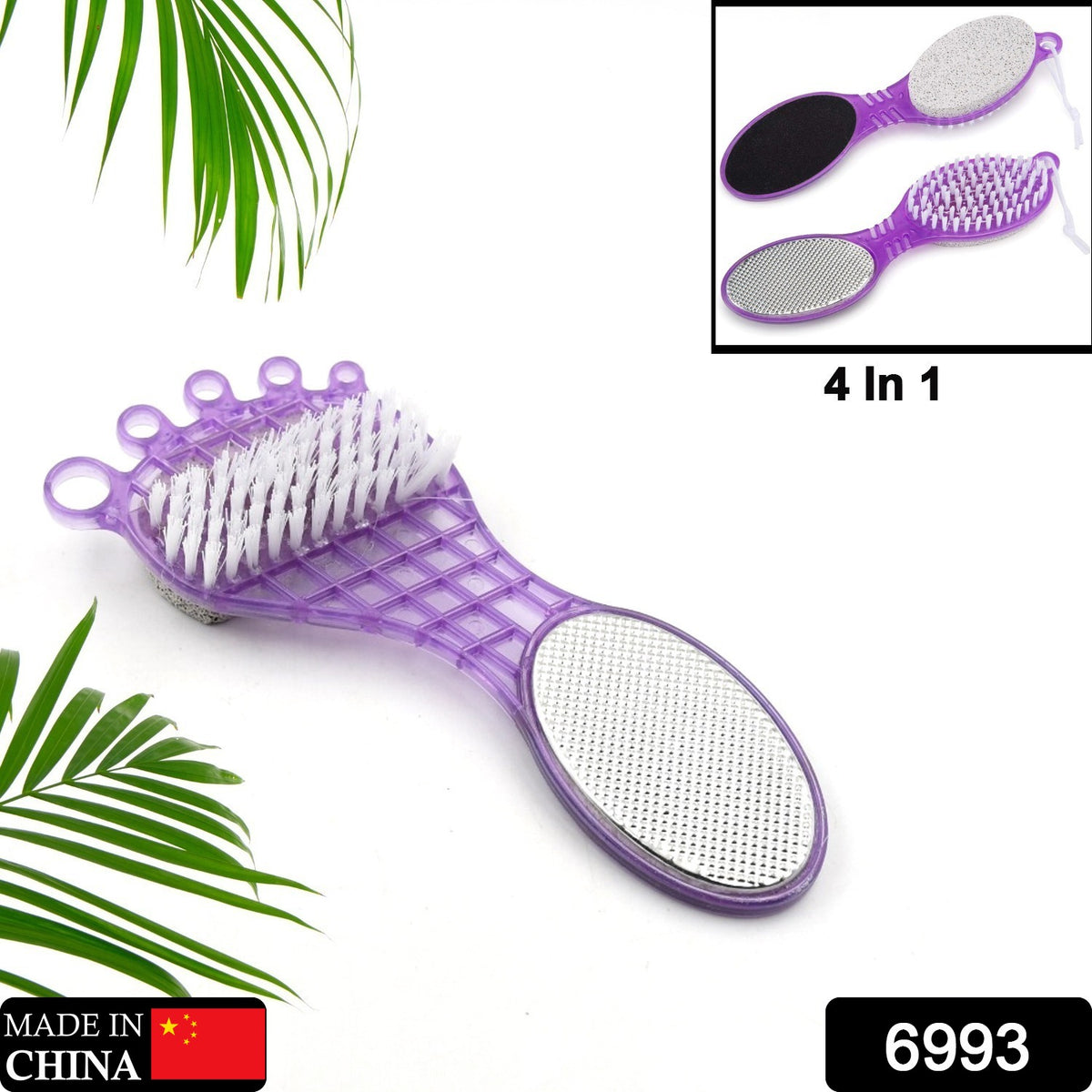 4-in-1 Pedicure Tool â Pumice & Emery File for Smooth Feet | VelvaBloom