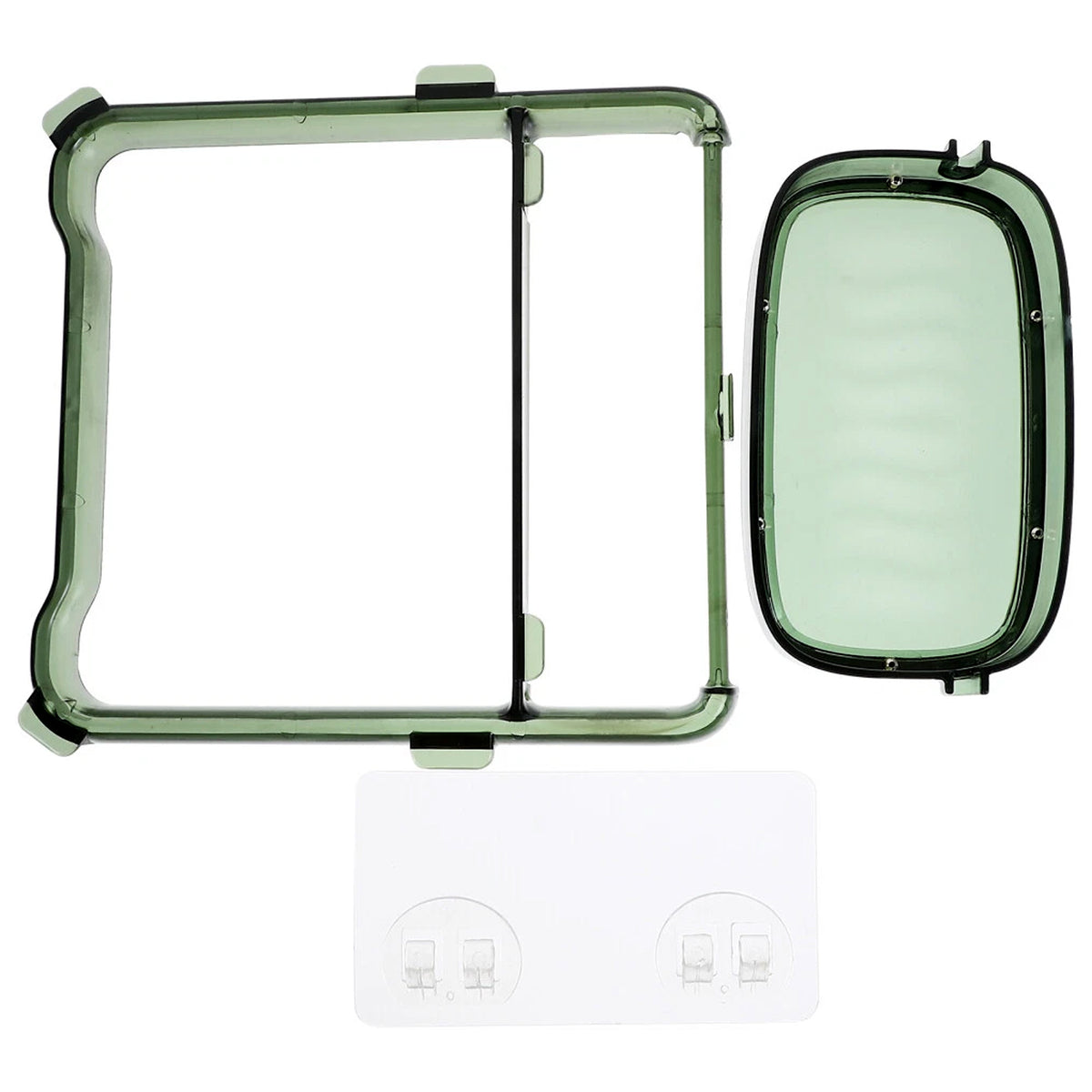 2-in-1 Bathroom Organizer â Self-Adhesive Soap Holder & Towel Rack