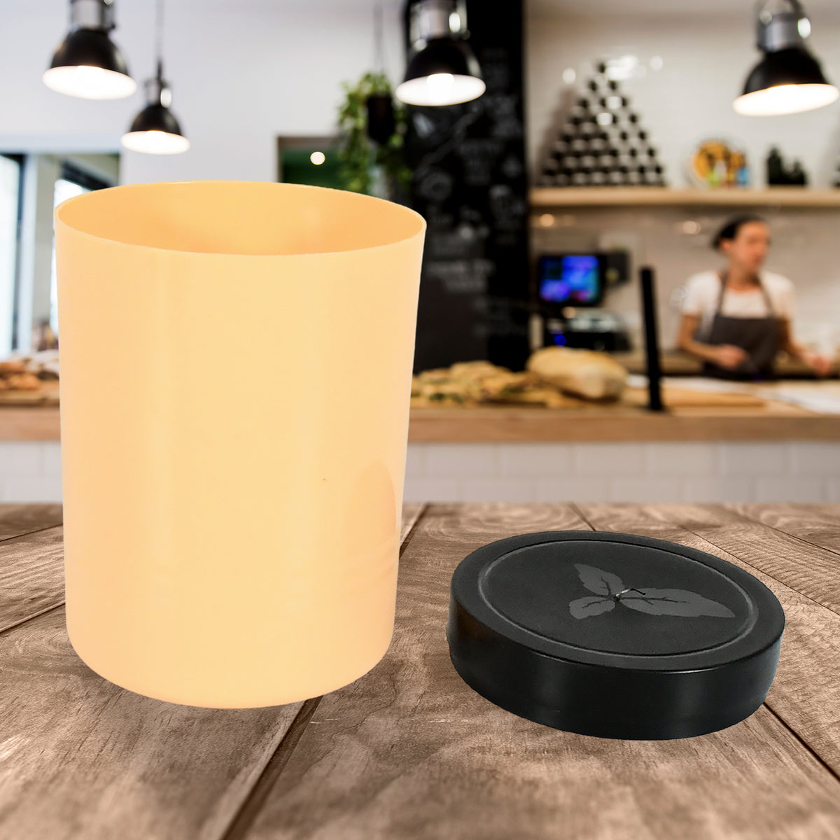 Airtight Tea Coffee Sugar Container 800ML Plastic Jar | Tidy Table