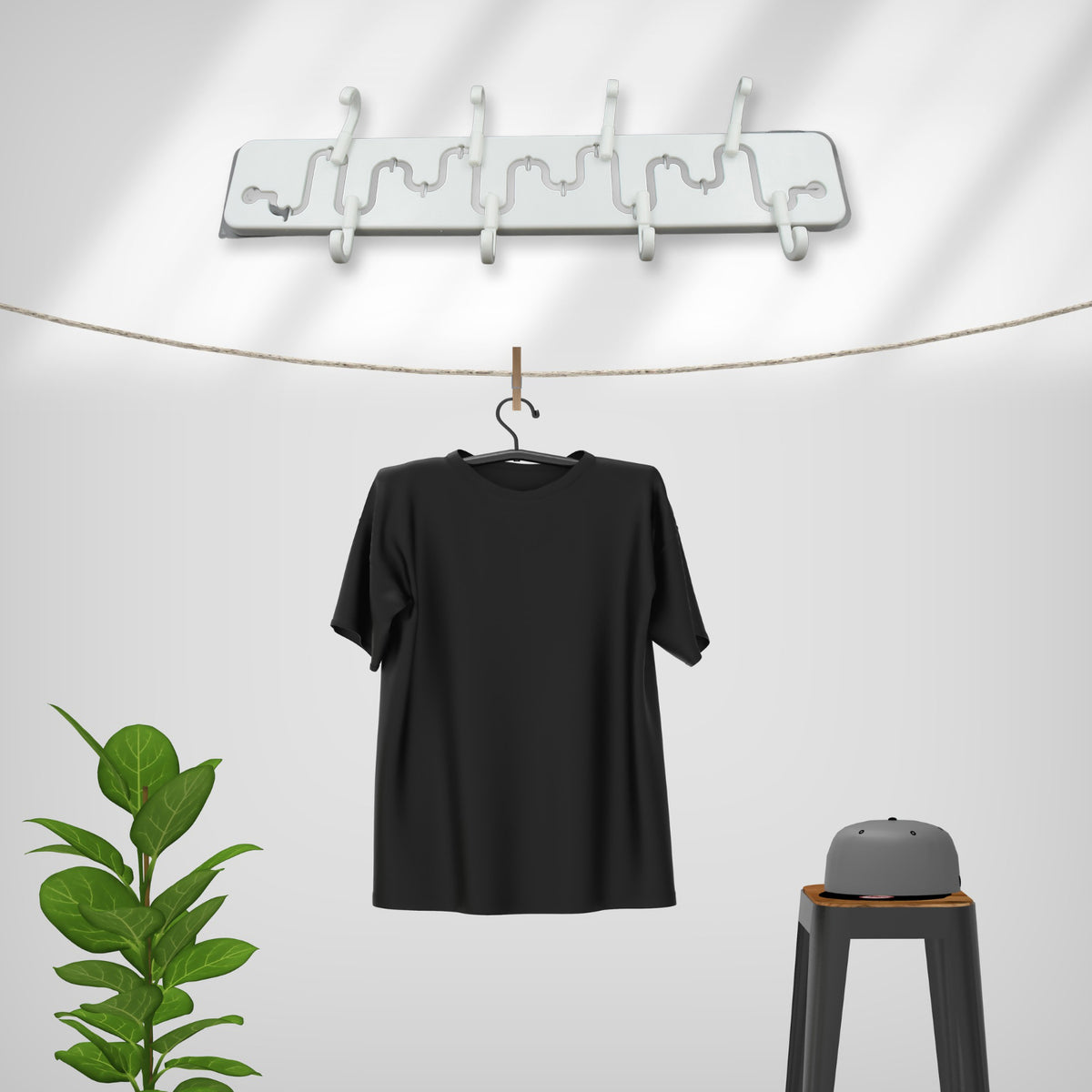 Adjustable Wall Hook â Sliding Organizer for Home & Bathroom | Organivo