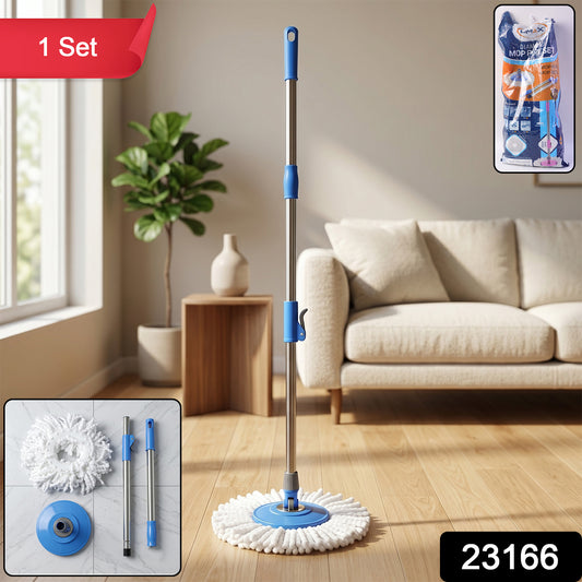 360Â° Rotate Spin Mop â Effortless Floor Cleaning with Stainless Steel Handle
