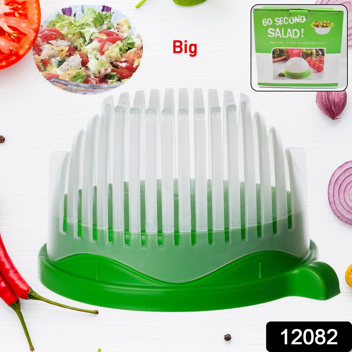 60 Seconds Salad Cutter Bowl â Quick Vegetable & Fruit Slicer | Quickslice