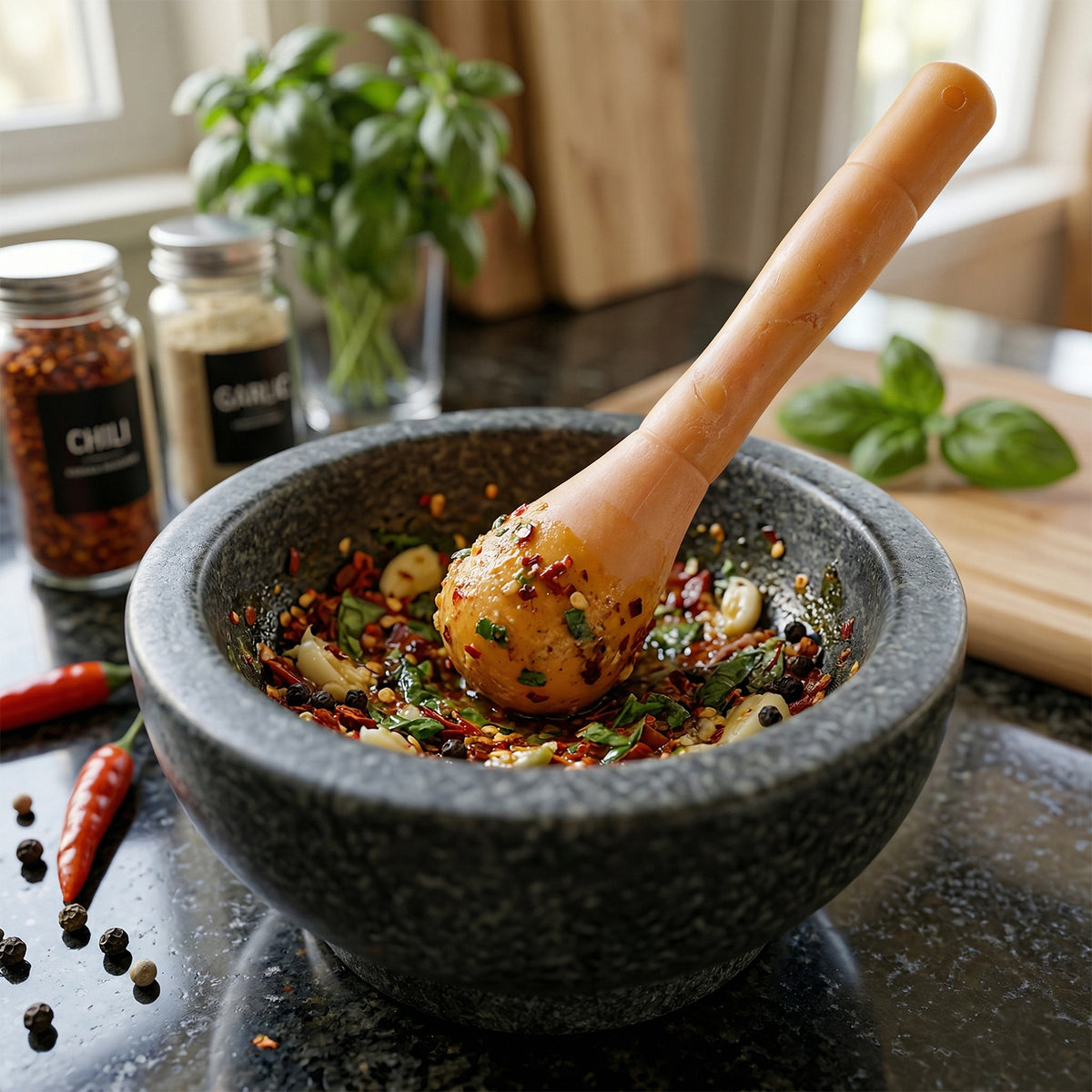 Manual Masher Grinder Tool for Kitchen â Efficient & Traditional
