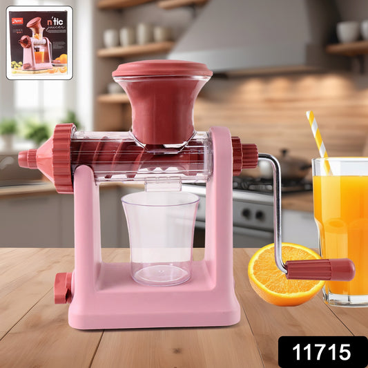 Manual Juicer with Vacuum Lock Base â Efficient Fruit & Vegetable Juicing