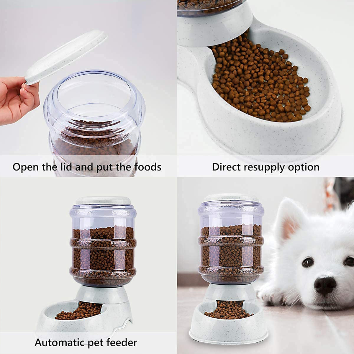 Automatic Pet Food Dispenser â Gravity Self-Feeder | Waggy Tales