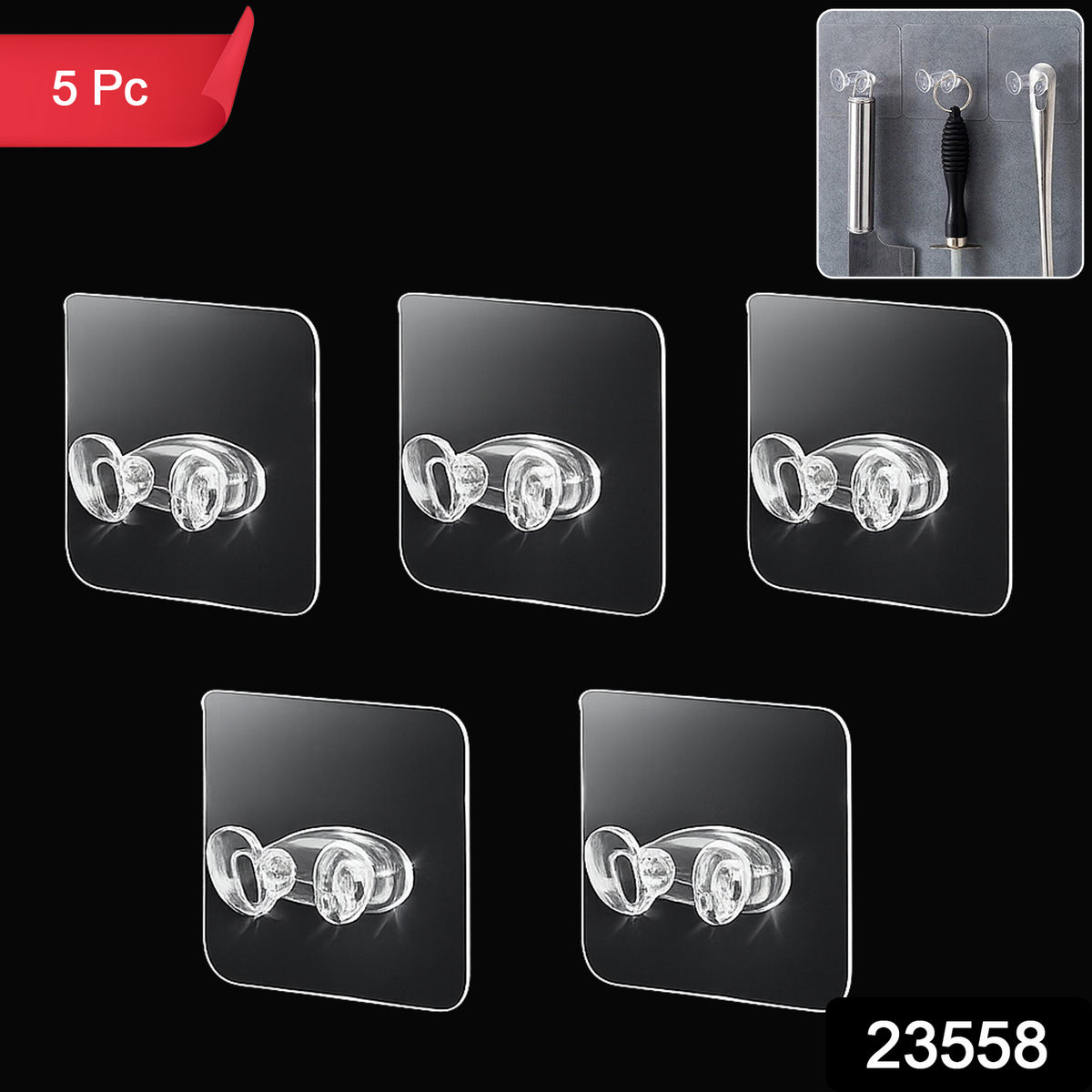 Adhesive Wall Hooks â Strong Hold & No Damage Walls
