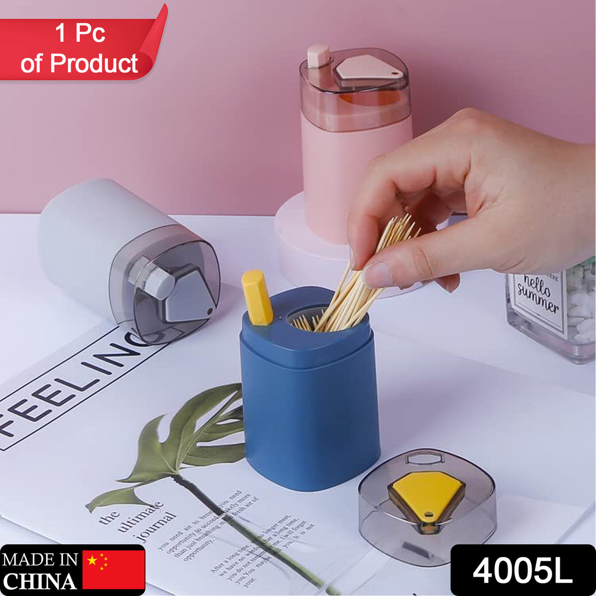Automatic Toothpick Dispenser â Pop-Up Holder for Kitchen | Tidy Table