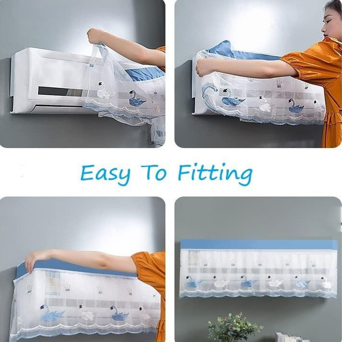 AC Dust Cover â Foldable Washable for 1 Ton Split AC | Styleva