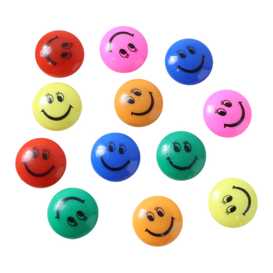 Smiley Face Magnetic Buttons Set â Strong, Colorful 12 Pc Set