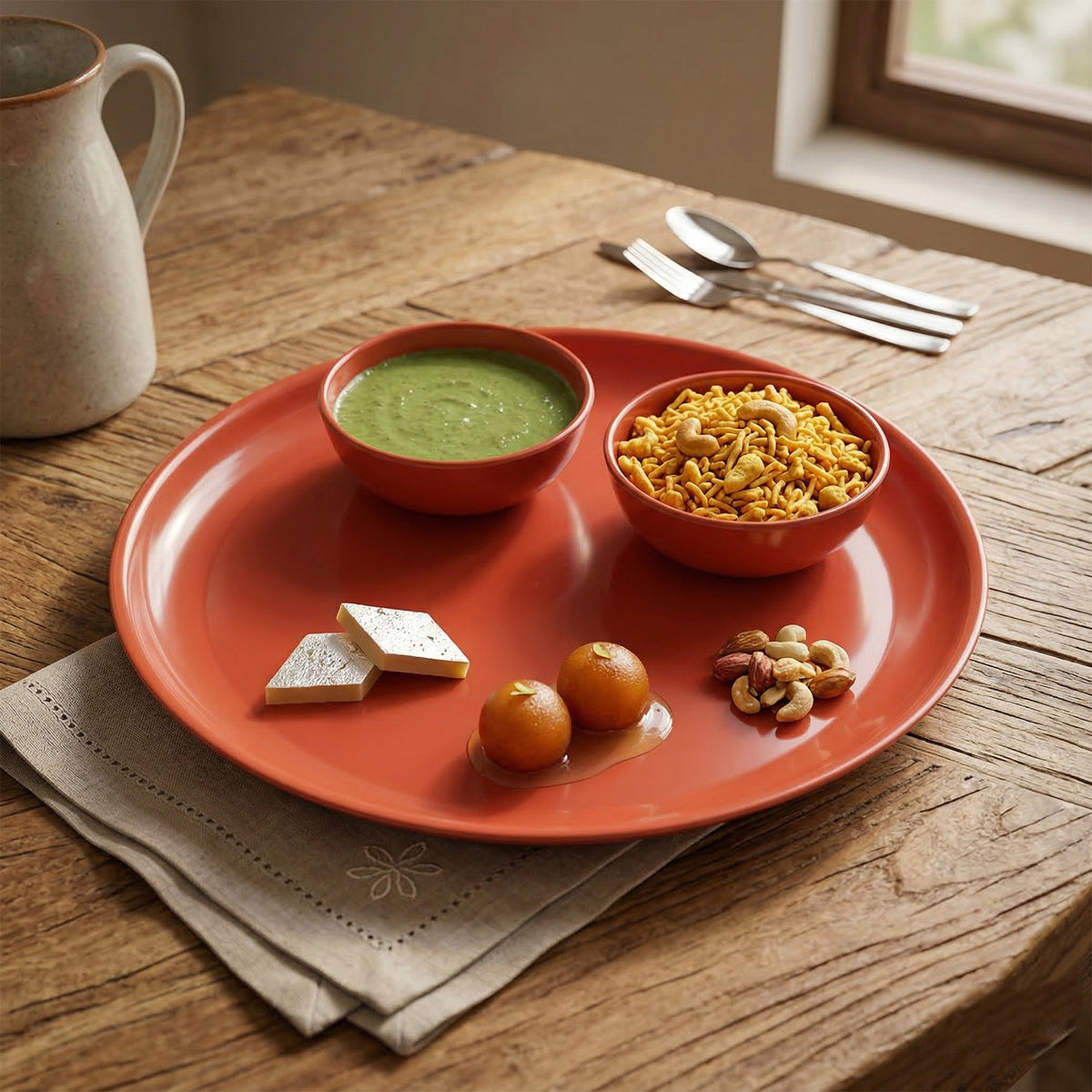 Multipurpose Serving Plate and Bowl Set â Durable & Stylish for Daily Use