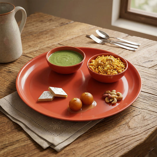 Multipurpose Serving Plate and Bowl Set â Durable & Stylish for Daily Use
