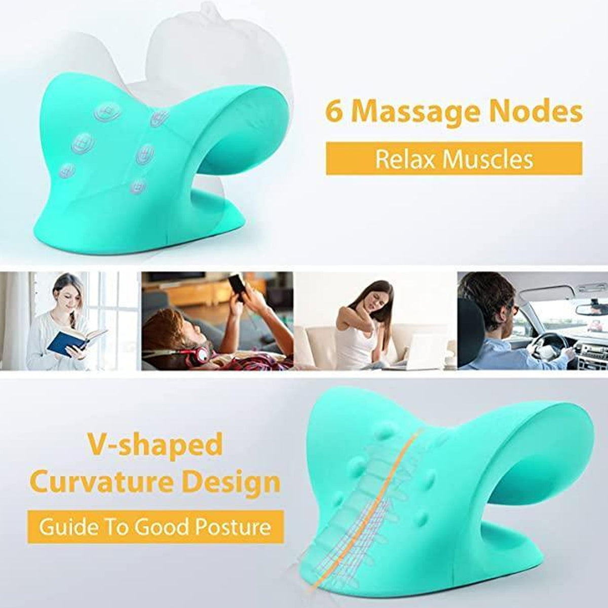 Neck Relaxer Pillow â Cervical Support for Pain Relief | Indo Glow