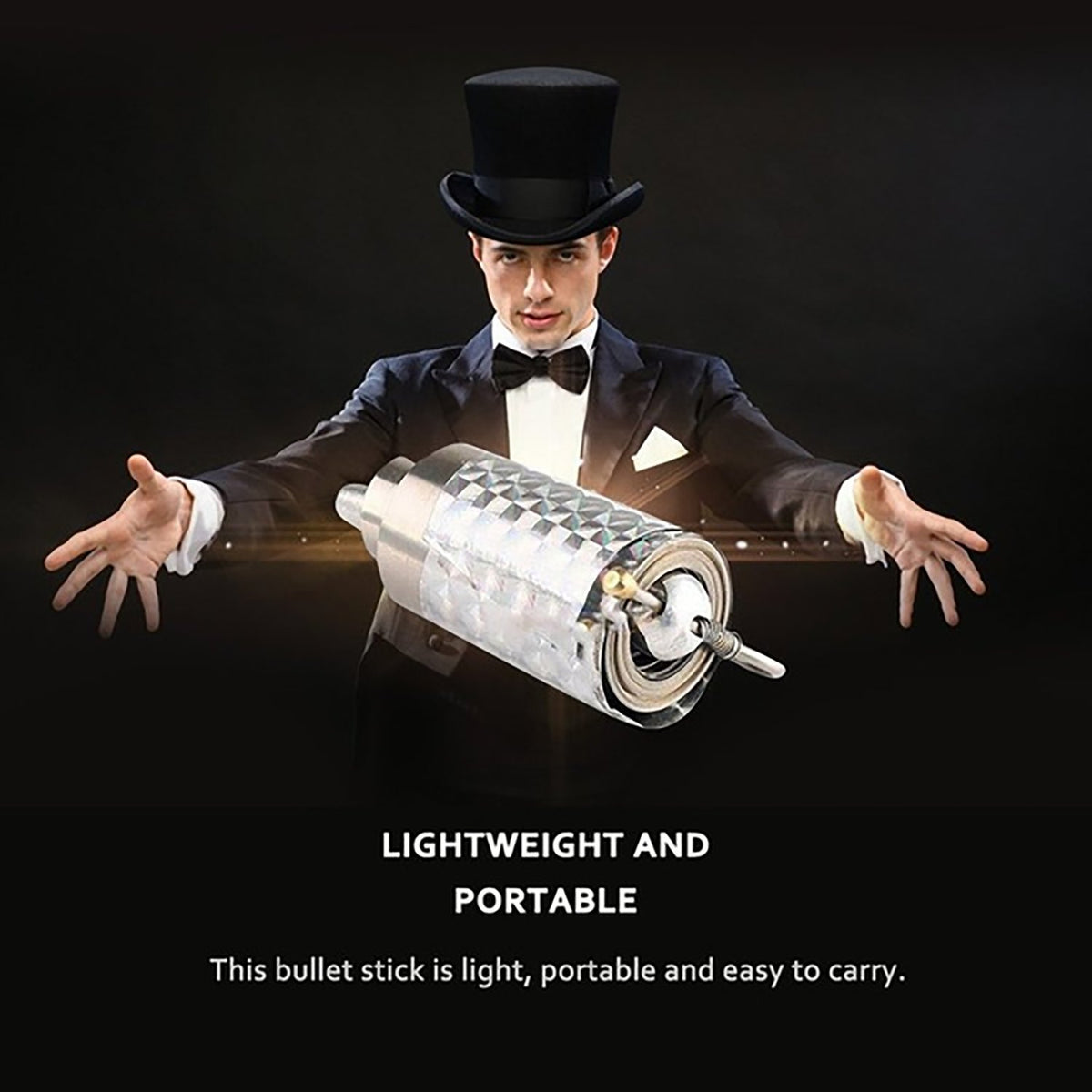 Appearing Cane â High Elasticity Steel Magic Prop | DeoDap