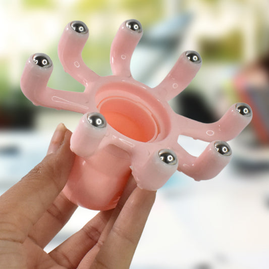 Octopus Head Massager â Ergonomic Stress Relief Tool