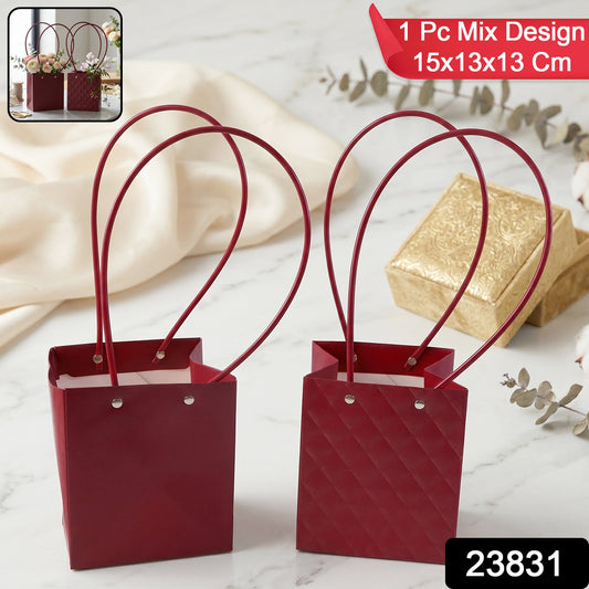 Foldable Flower Packaging Bag â Reusable and Water-Resistant