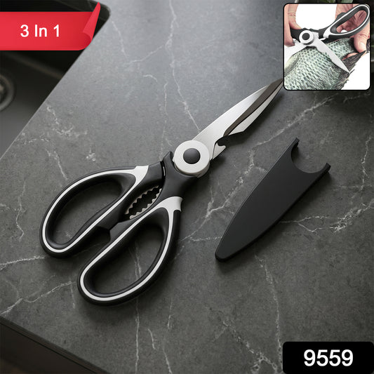 3 in 1 Kitchen Scissors â Sharp & Versatile for Home & Kitchen