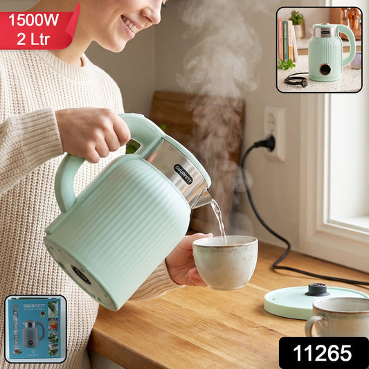 Electric Kettle 2 Litre 1500W for Tea Coffee Milk and Hot Water