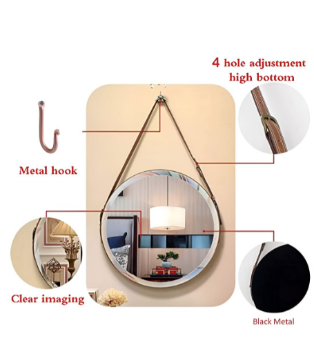 01.Metalkart Special Hanging Halo Wall Mirror