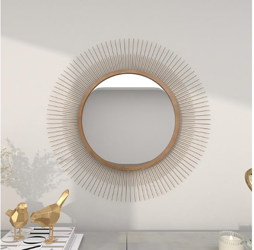 01.Metal Starburst Wall Mirror