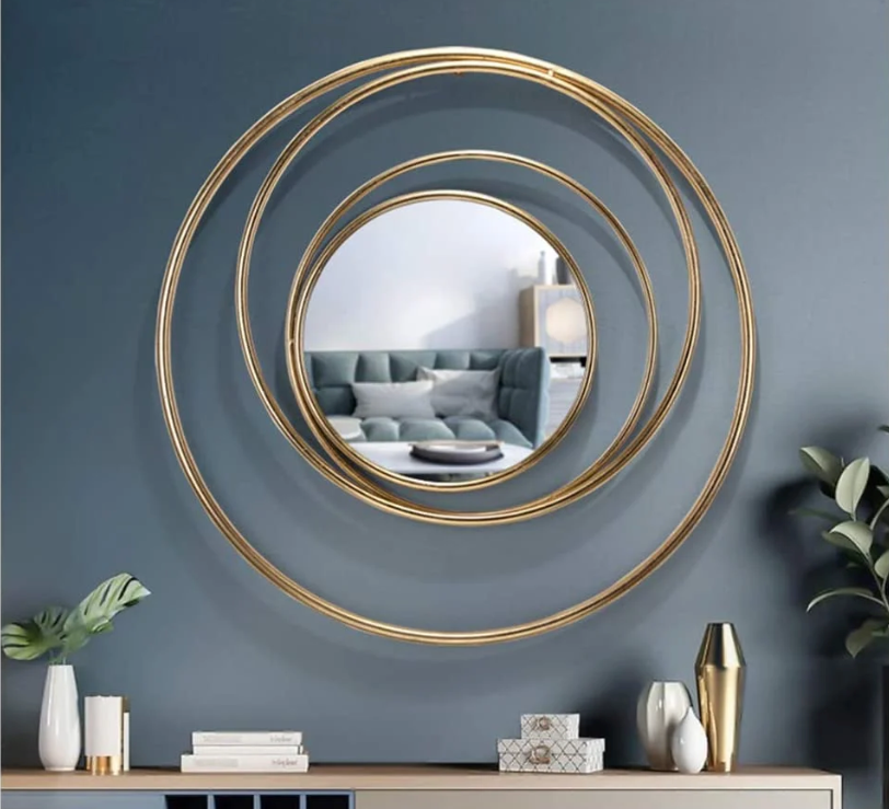 01.Metallic Euler circular Mirror