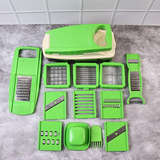 14-in-1 Vegetable Chopper â Multipurpose Fruit & Veg Slicer Set