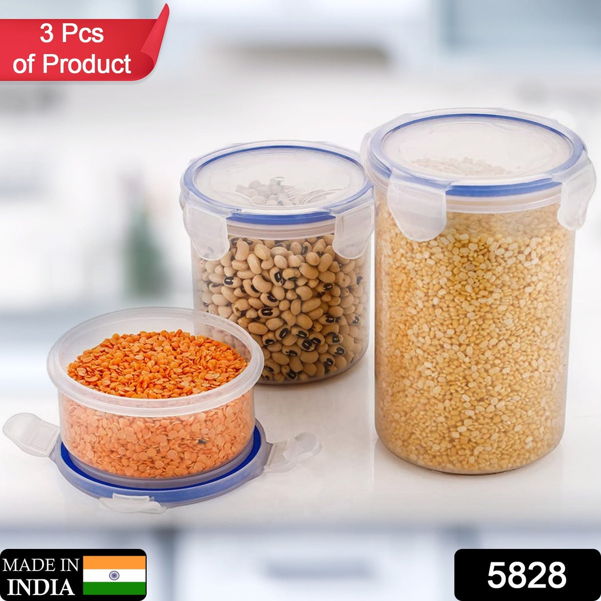 Airtight Food Storage Containers â 3 Pc Set | Organivo