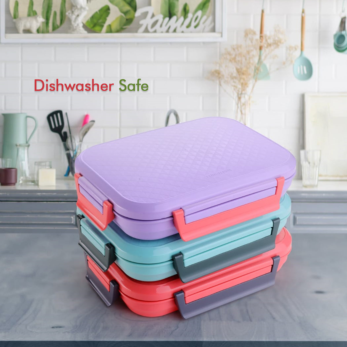 Steel Lunch Box â Multi-Compartment Tiffin for Office & School | Lunchie Bunchie