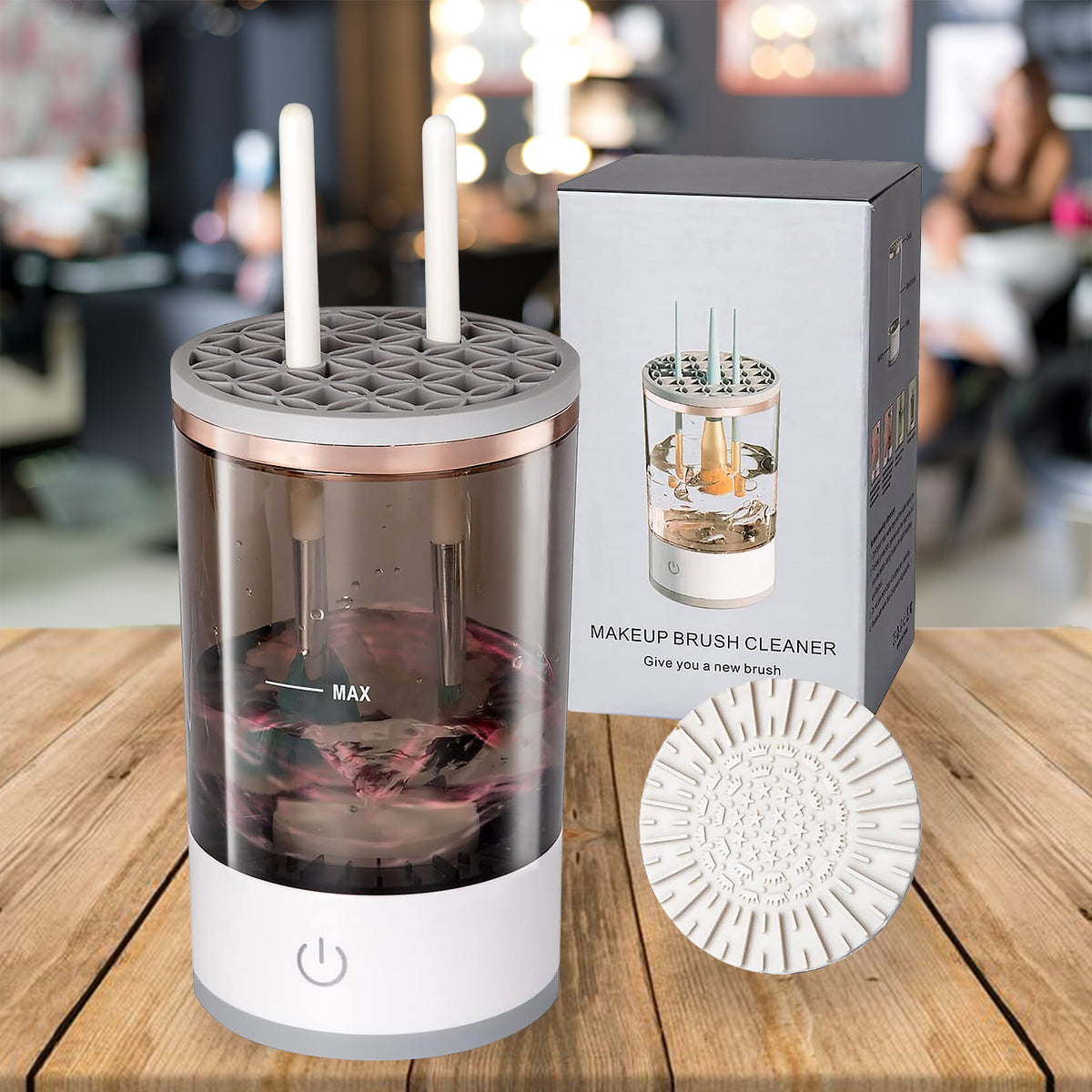 Automatic Makeup Brush Cleaner â Fast & Hygienic | BeautyBare