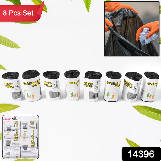 Eco-Friendly Disposable Garbage Bags â Durable 8 pcs Set