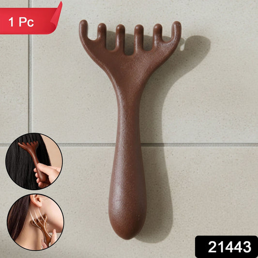 Wooden Head & Neck Scalp Massager â Handheld Stress Relief Tool