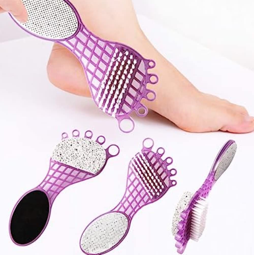 4-in-1 Pedicure Tool â Pumice & Emery File for Smooth Feet | VelvaBloom