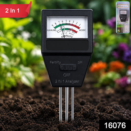 2 in 1 Soil Meter â Accurate pH & Fertility Testing for Gardens