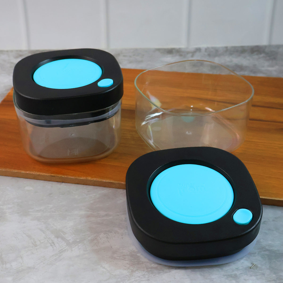 Airtight Kitchen Storage Containers â 2 Pc Set 500 ml for Freshness