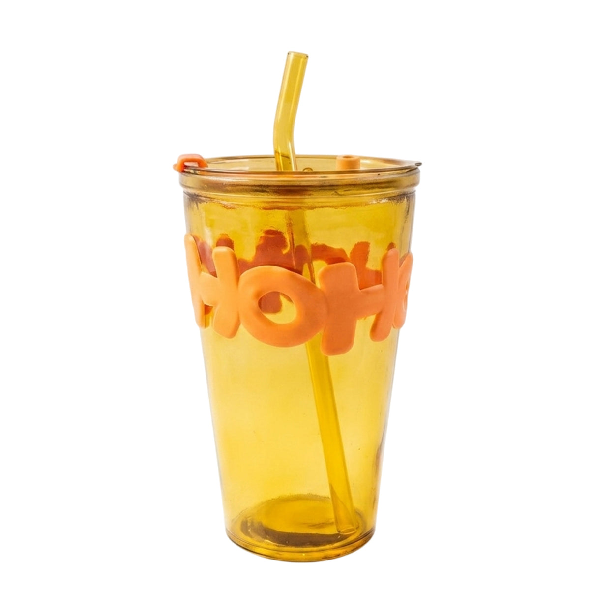 Glass Tumbler with Lid and Straw â Leak-Resistant & Stylish
